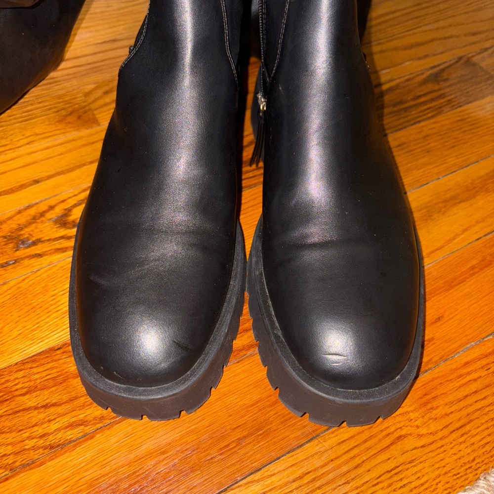 Zara Stretch Over-the-Knee Boots - Picture 3 of 5